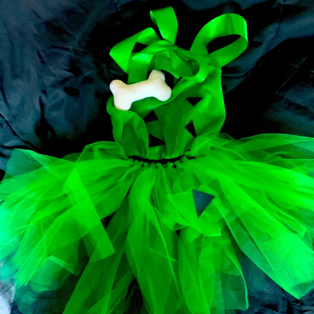 Pebbles costume custom made for 4t